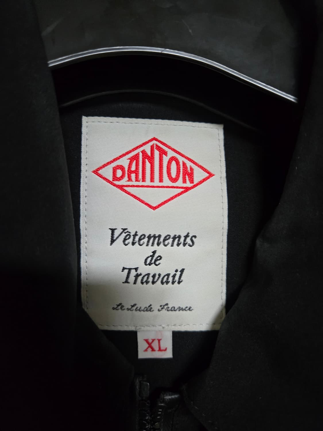 단톤 집업 자켓 블랙 XL 상품이미지3