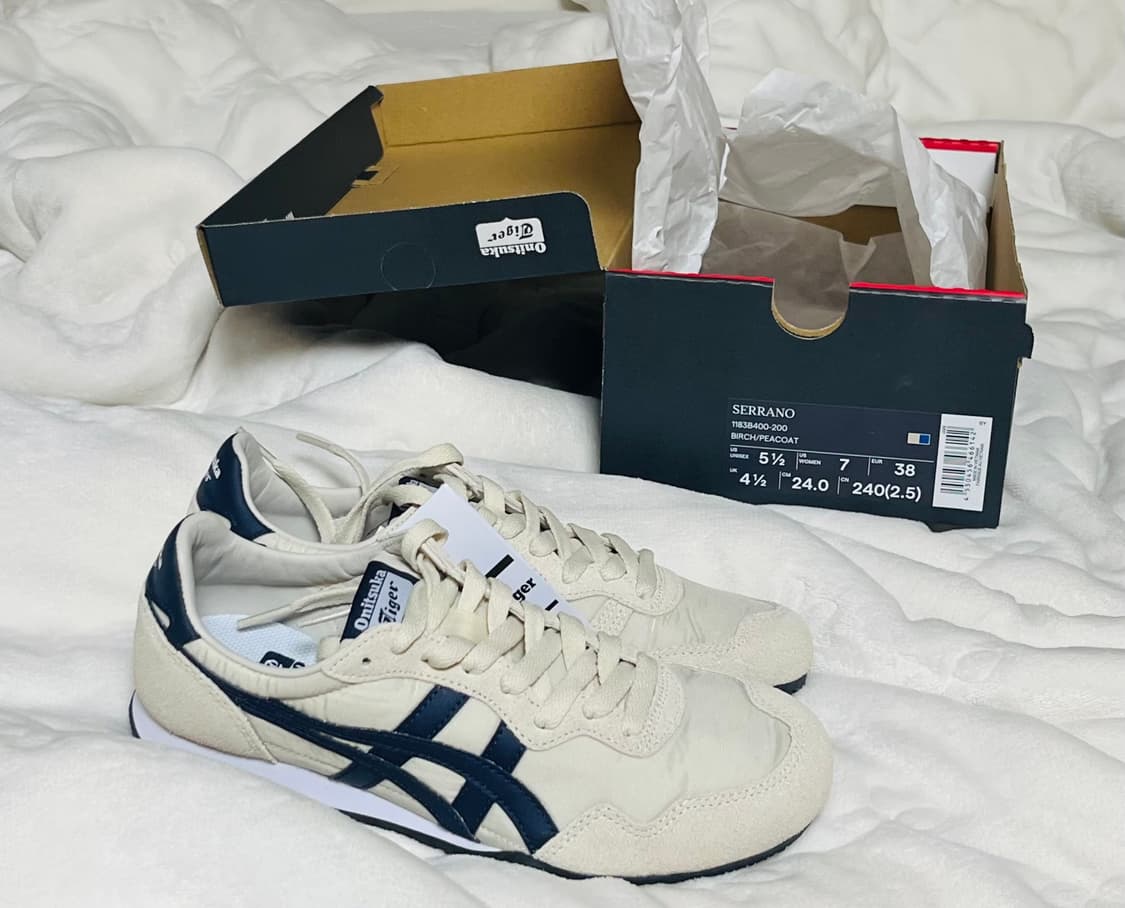 오니츠카타이거 세라노 BIRCH/PEACOAT 240 상품이미지2