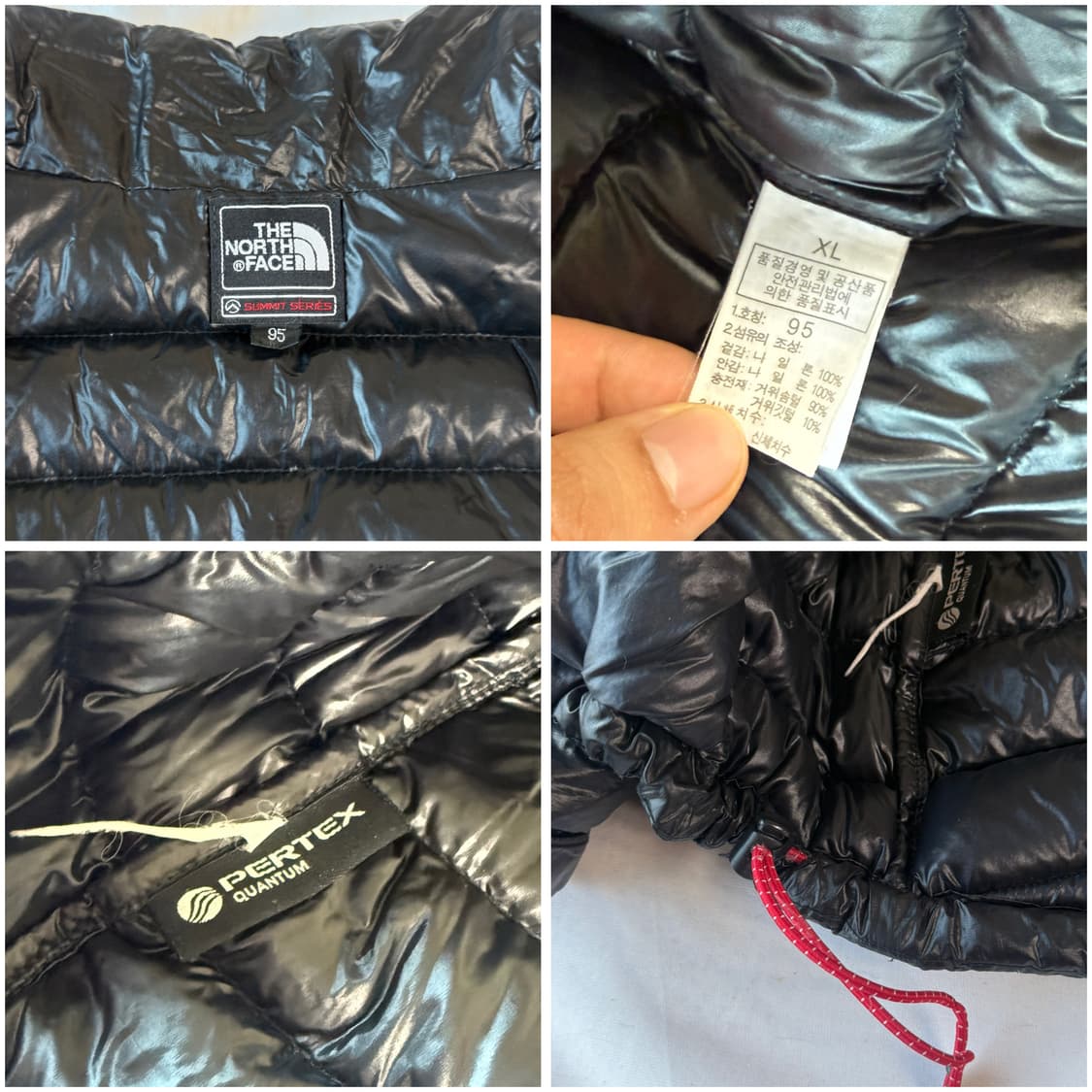 노스페이스 퍼텍스퀀텀 써밋 800필 초경량패딩 상품이미지5