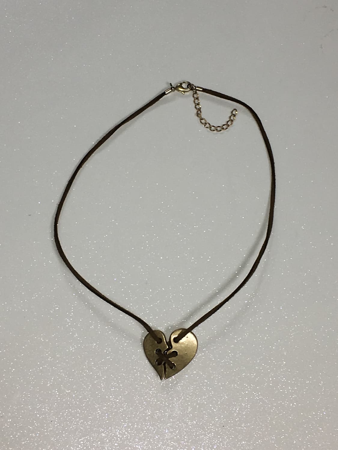 leather eyelet necklace  상품이미지2