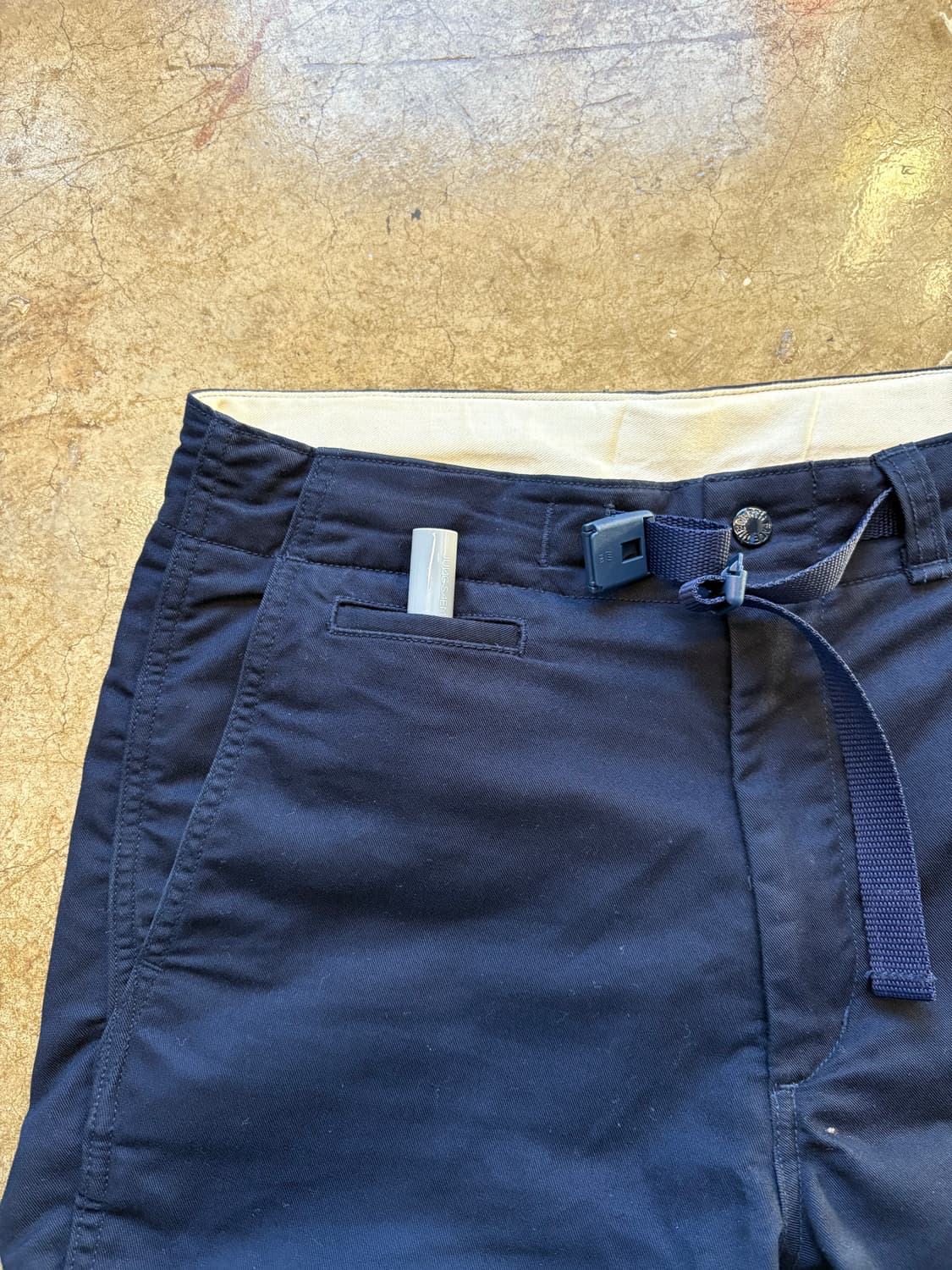 퍼플 라벨 네이비 코튼 팬츠 상품이미지3