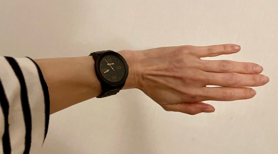 닉슨(NIXON) 더 프라이빗 올블랙 메탈 워치 상품이미지10