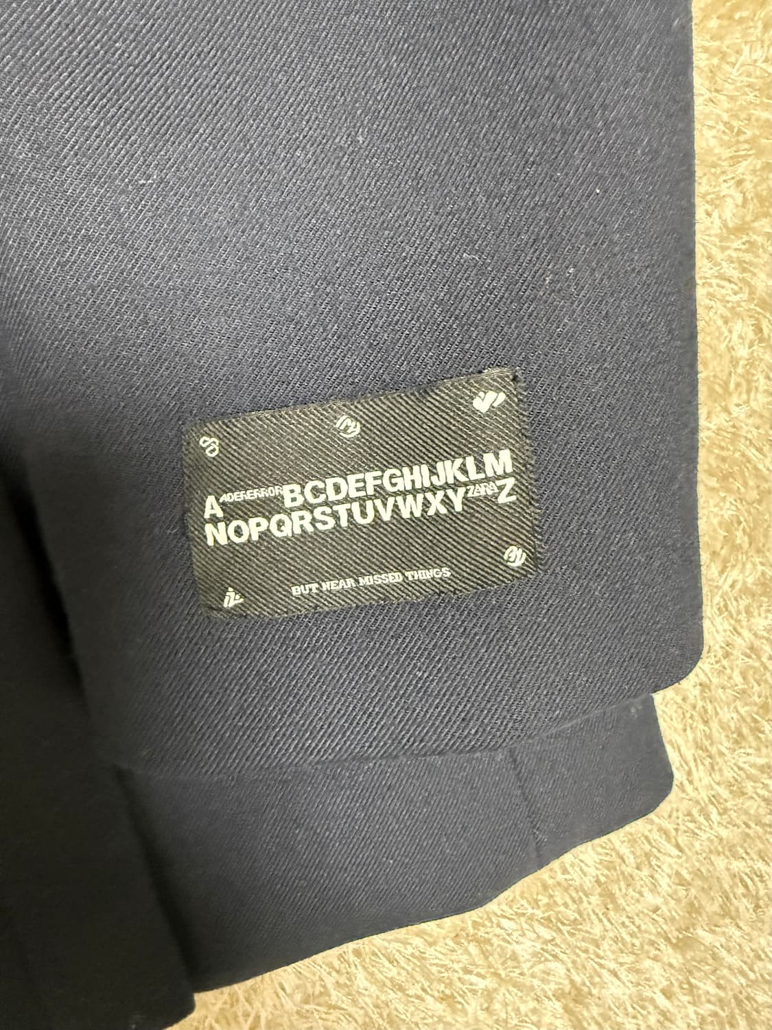 자라 x 아더에러 오버사이즈 블레이저 네이비 L사이즈 상품이미지5