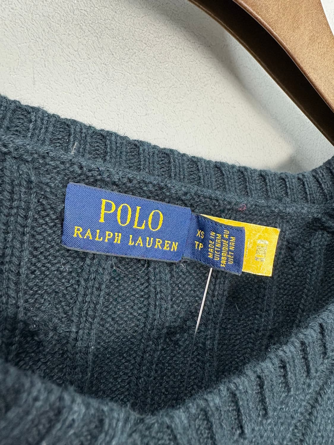 폴로랄프로렌 코튼 브이넥 케이블 니트 스웨터 A3040 상품이미지5