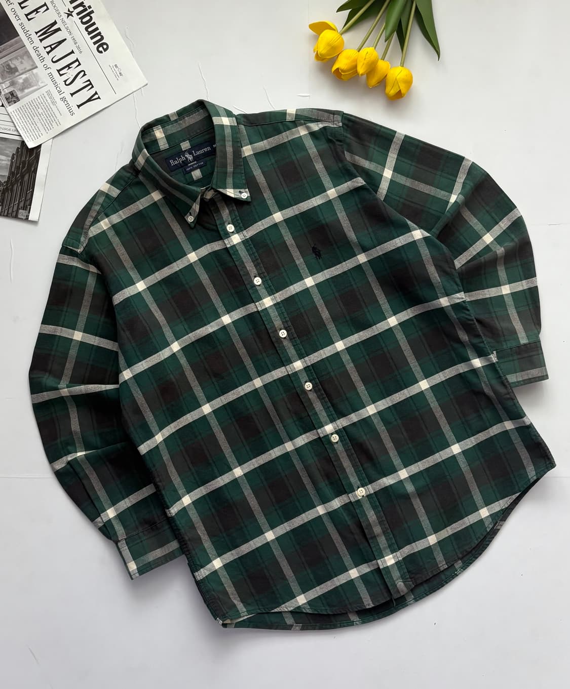 Polo 폴로랄프로렌 타탄 체크 셔츠 상품이미지1