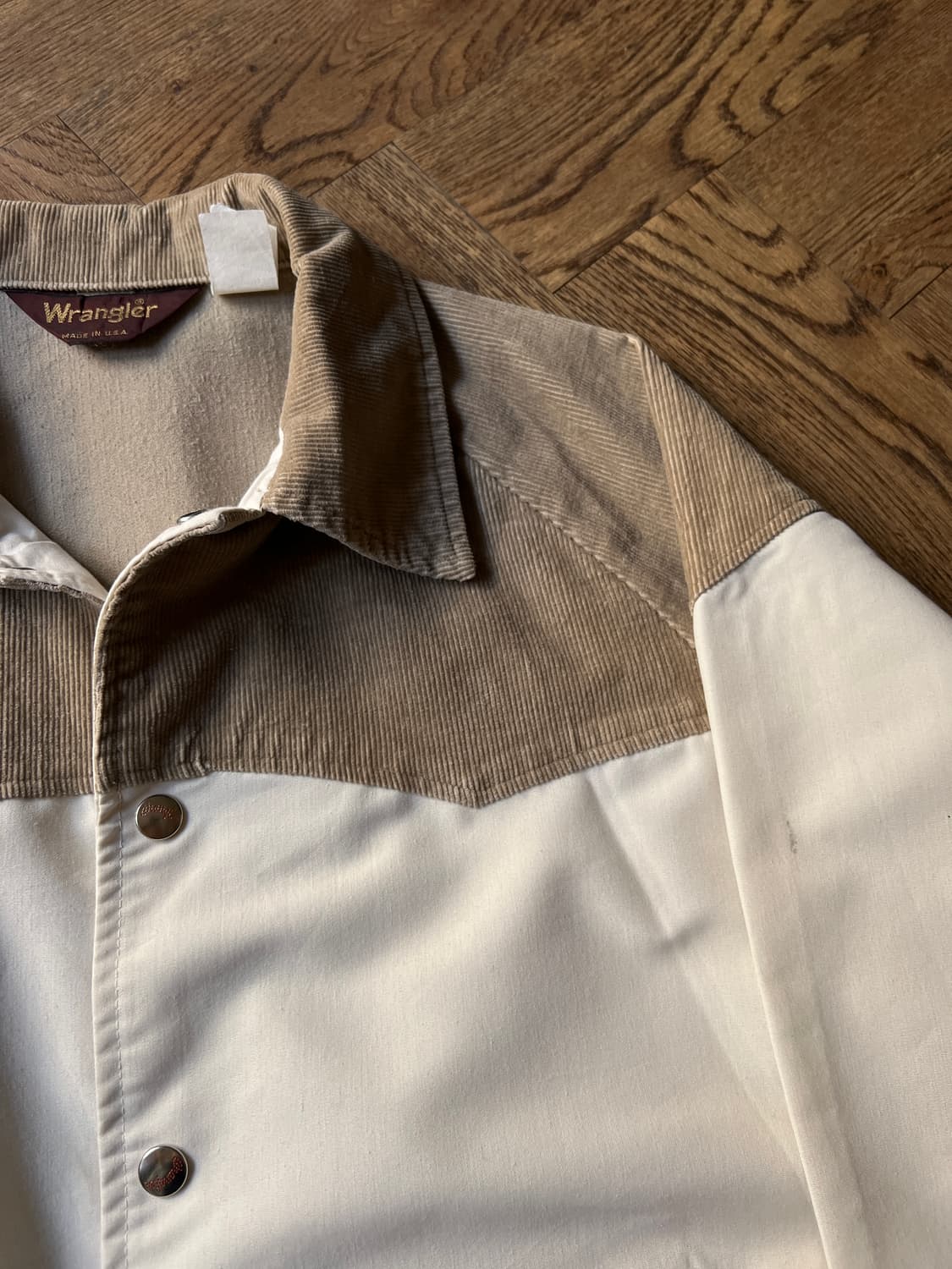 [L]90's 랭글러 Made in USA 코듀로이 요크 웨스턴 자켓 상품이미지3