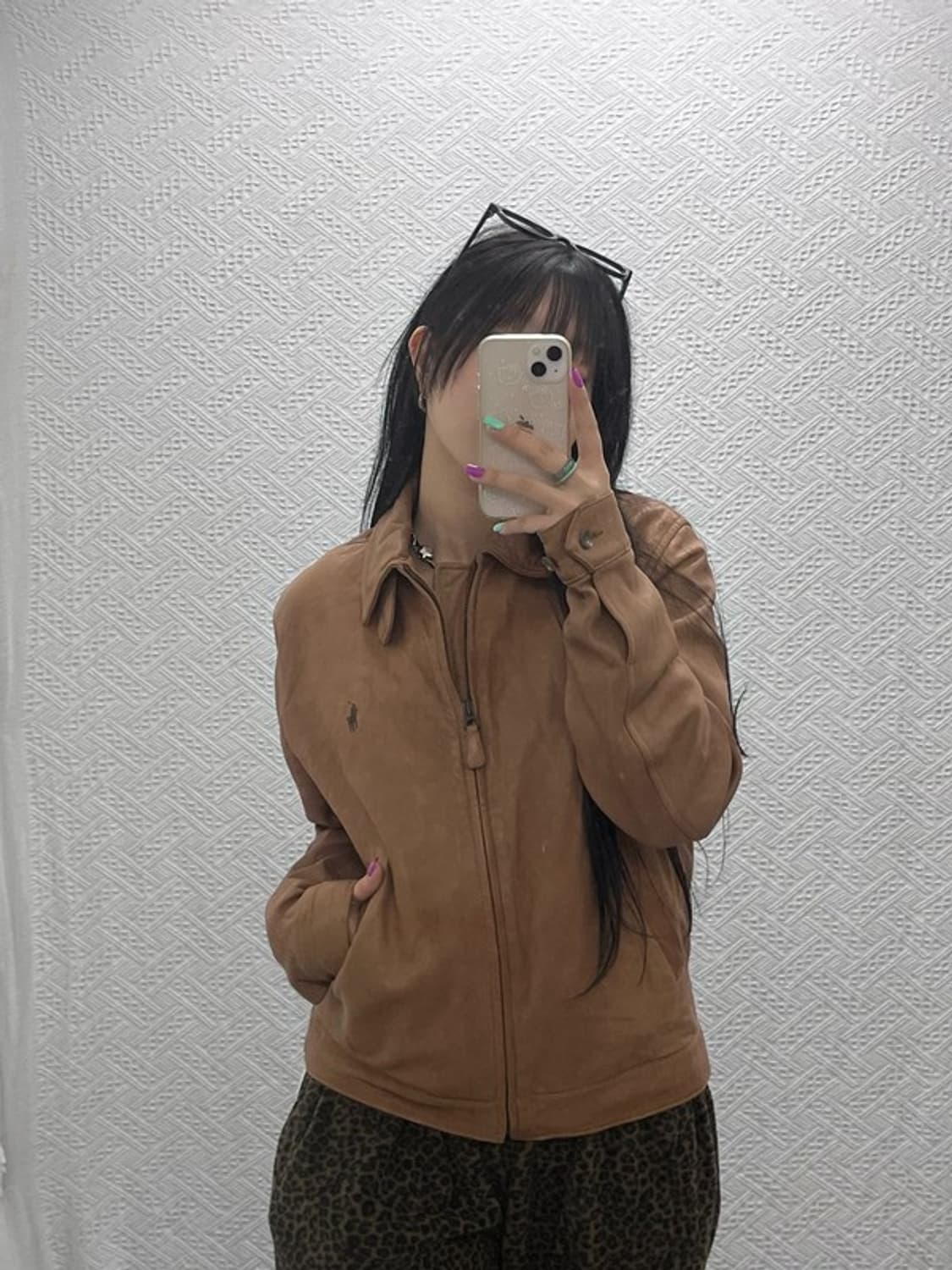 폴로 랄프로렌 컨트리 트러커 워크 가죽 자켓 S C06929 상품이미지2