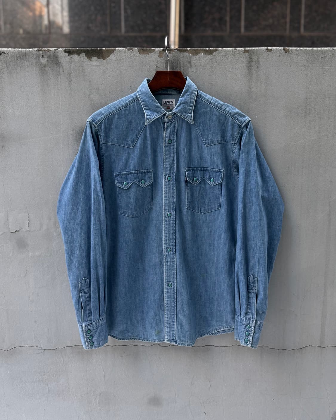 리바이스 웨스턴 데님 셔츠 상품이미지1