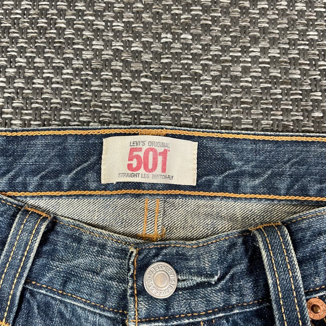 (34) 리바이스 00's 501 빈티지 워싱 중청 데님팬츠 상품이미지4