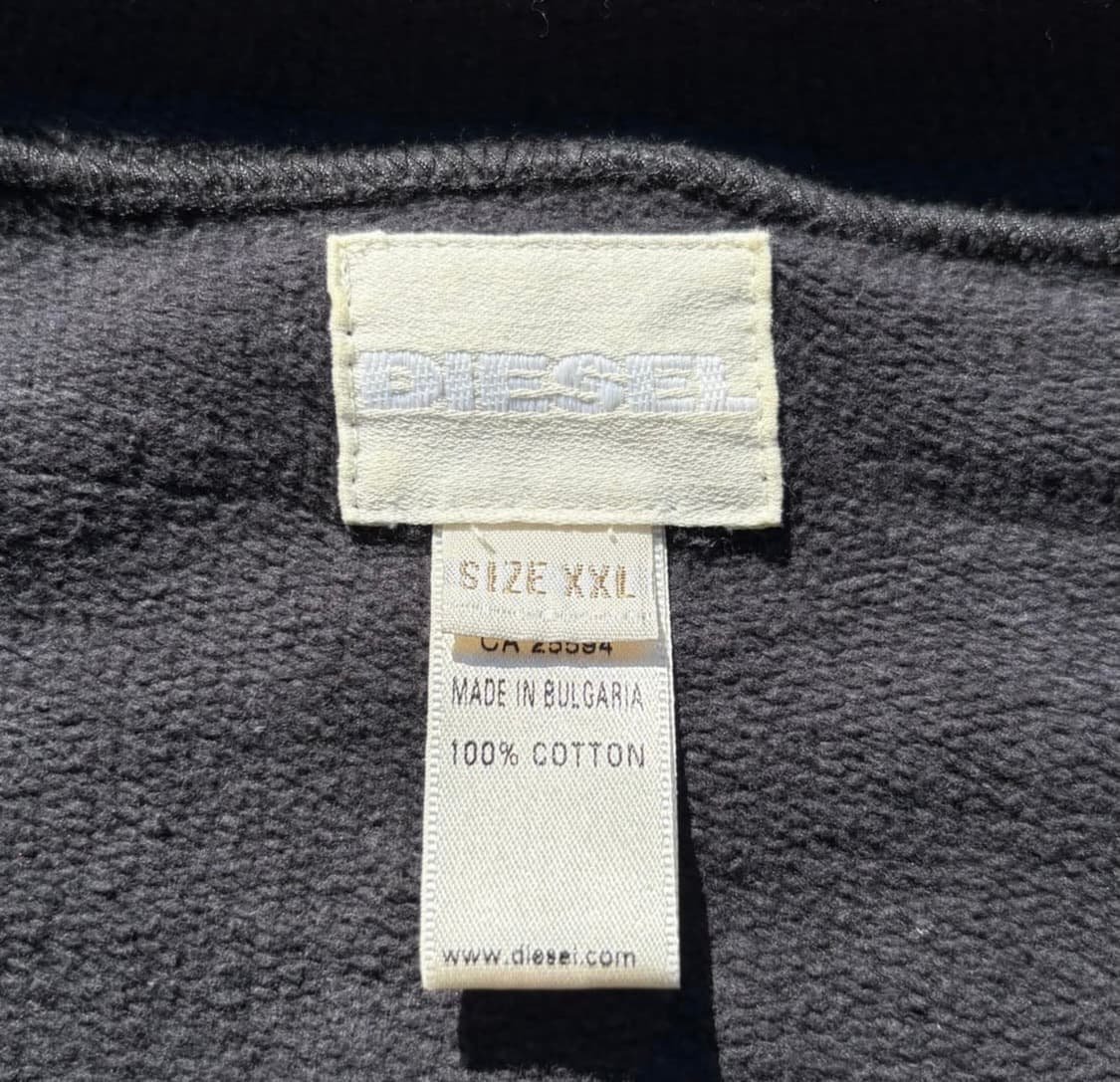 DIESEL 디젤 블랙컬러 라인 후드집업 상품이미지7