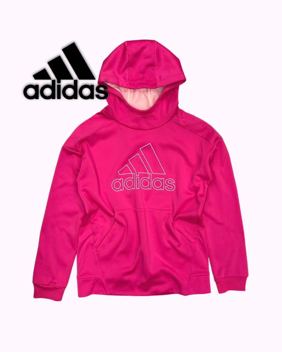 pink logo sporty hood t-shirt 상품이미지1