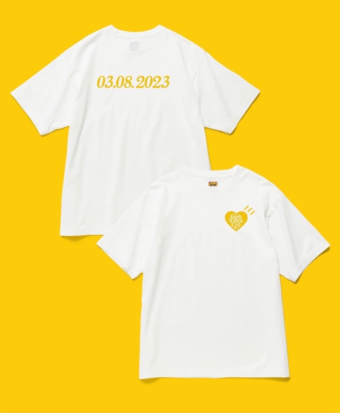 [L/XL] 휴먼 메이드 X 걸스돈크라이 시그니처 티셔츠 새상품 상품이미지1