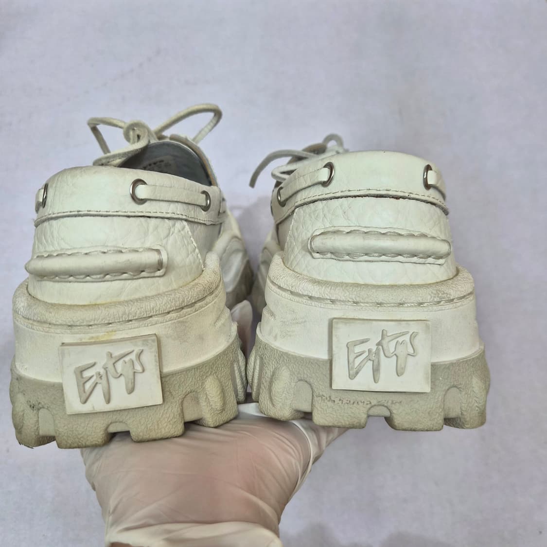 이티스 미코노스 레더 화이트  상품이미지8