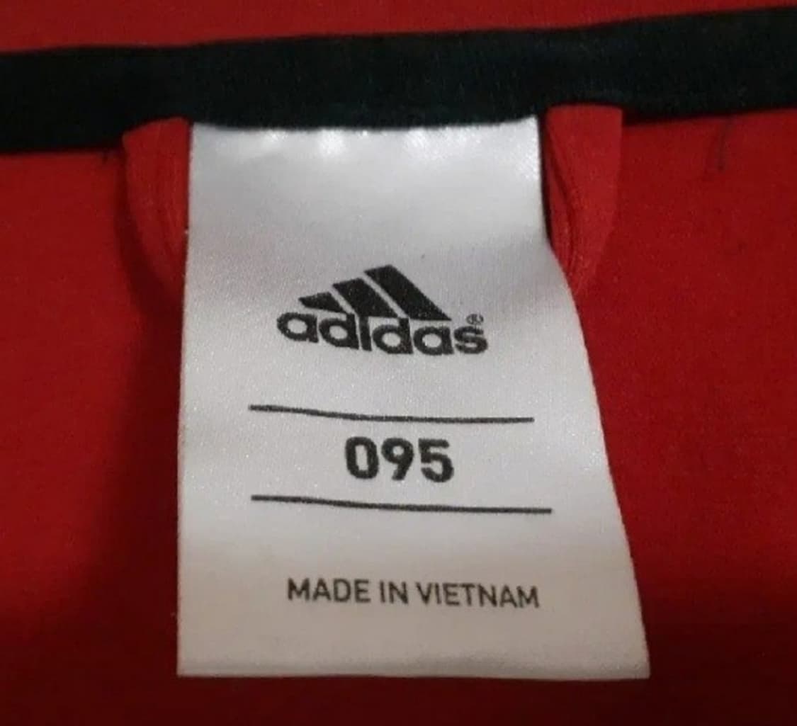 아디다스 팀니트 플리스 기모 져지 자켓 레드 95 상품이미지4