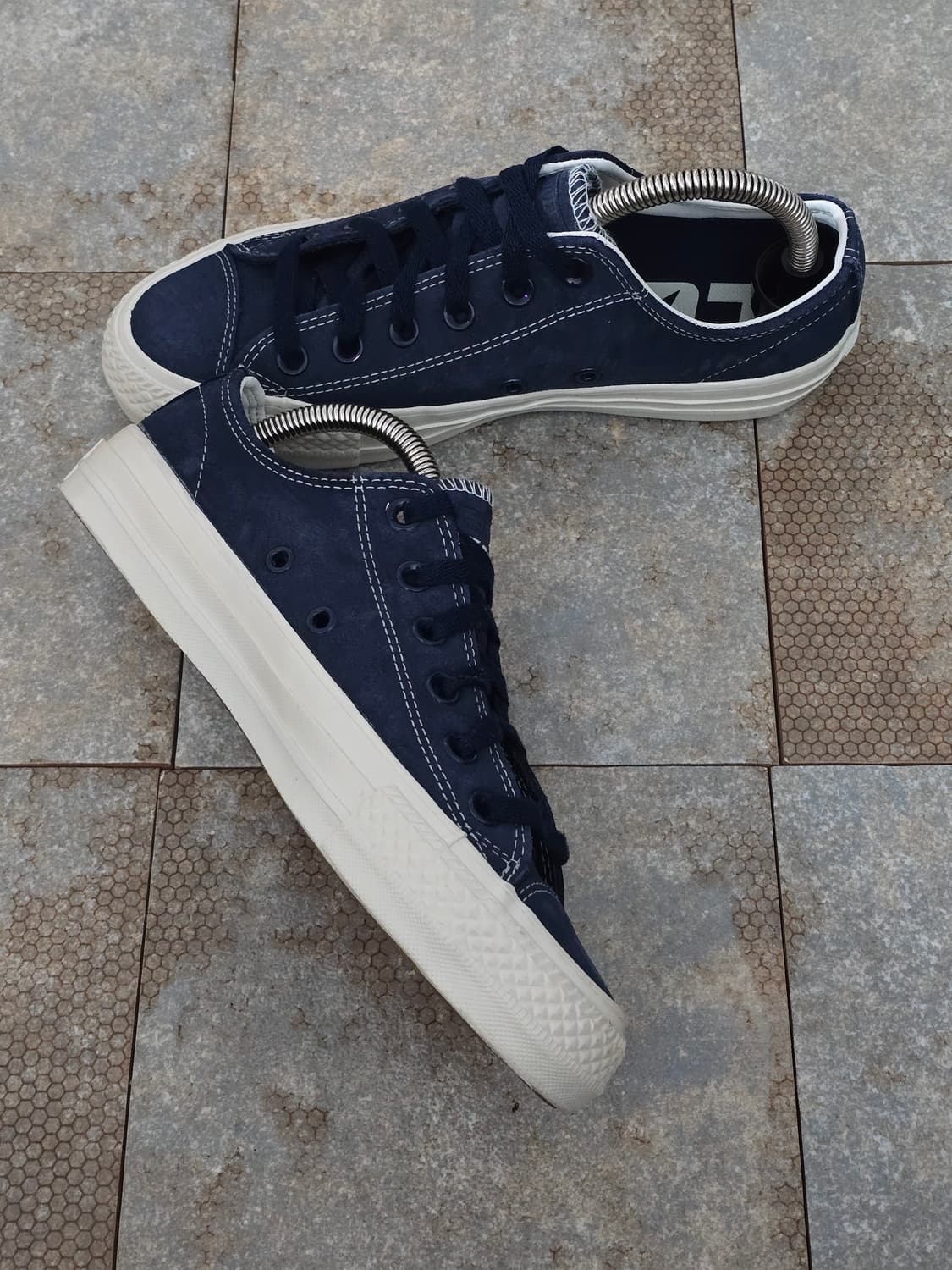 (240)컨버스 올스타 프로 스웨이드 옵시디언 로우 상품이미지4