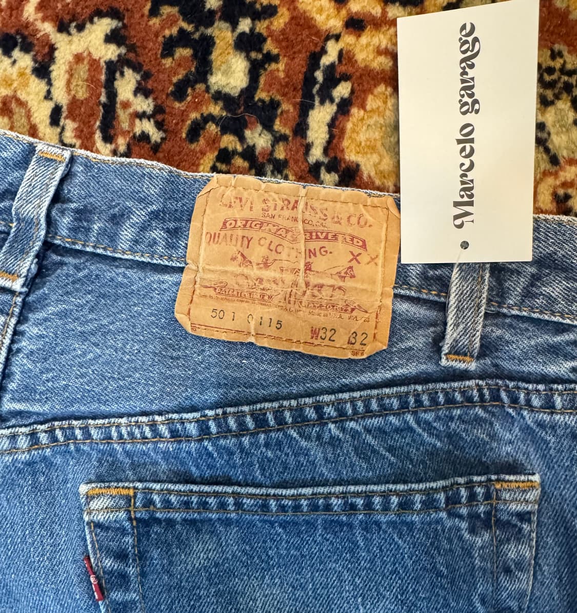 usa 빈티지 리바이스 501 데님 32"(30~31추천) (534) 상품이미지3