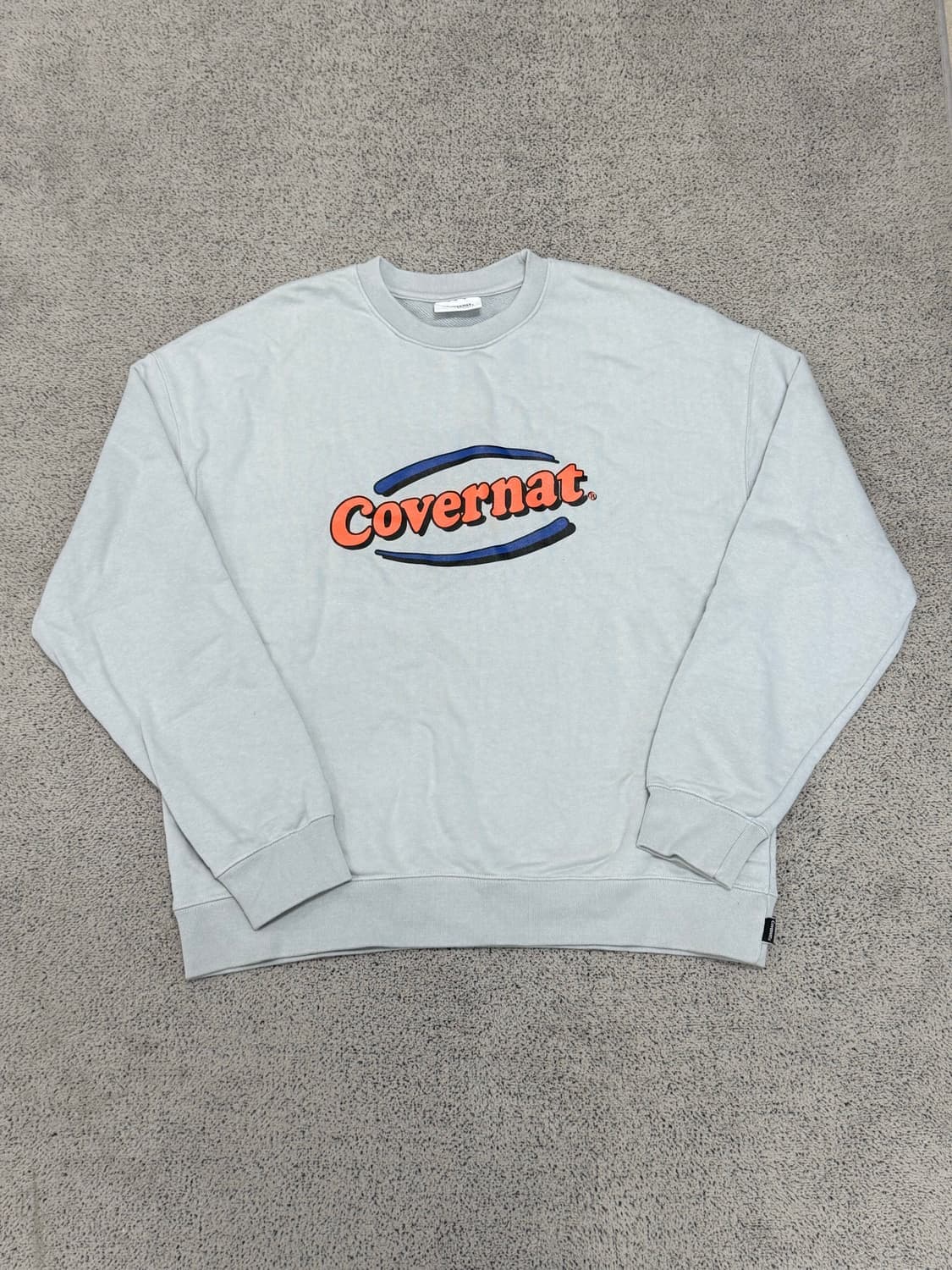 (M) 커버낫 로고 프린팅 맨투맨 상품이미지1