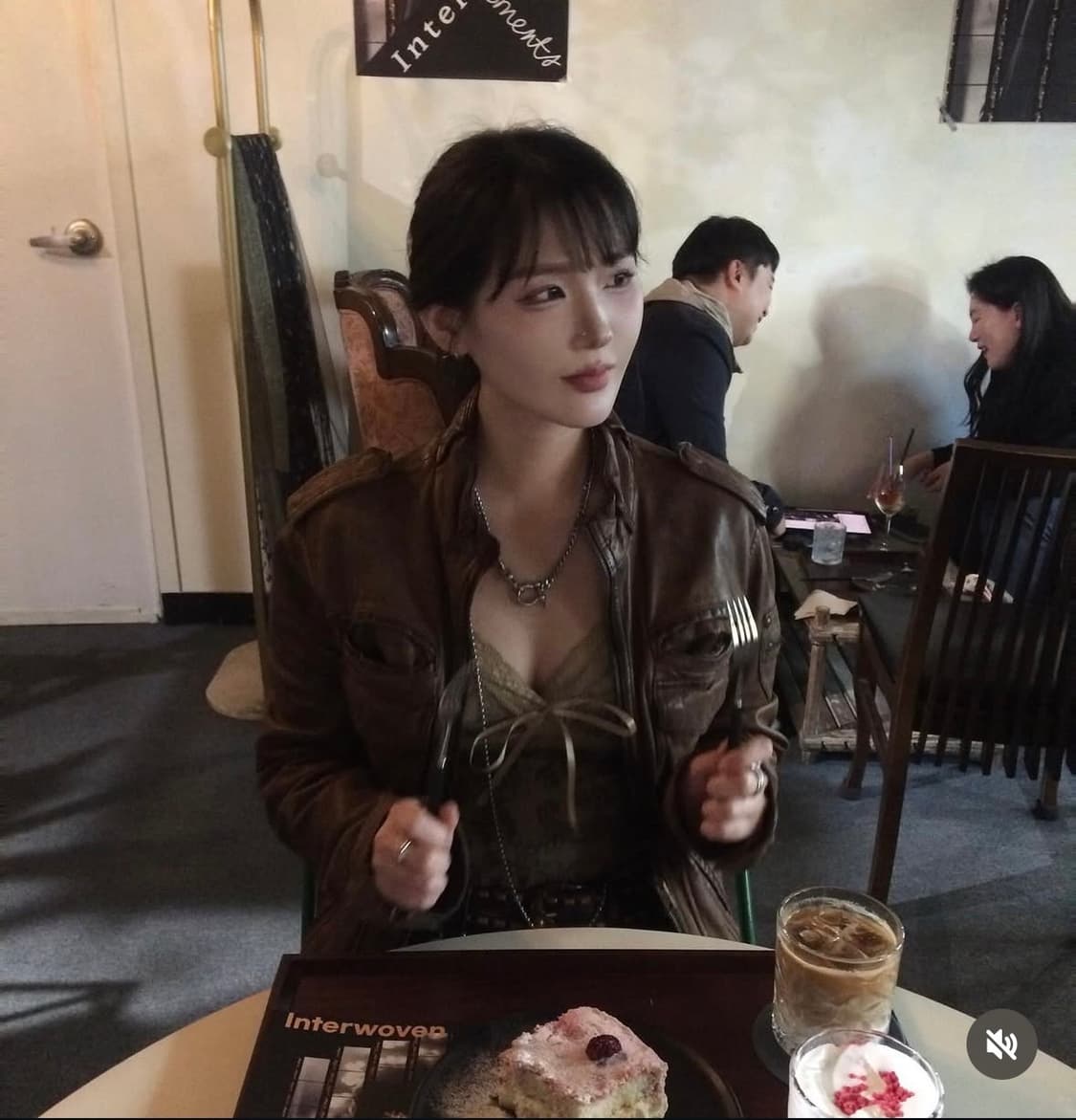 빈티지 가죽자켓 브라운 상품이미지2