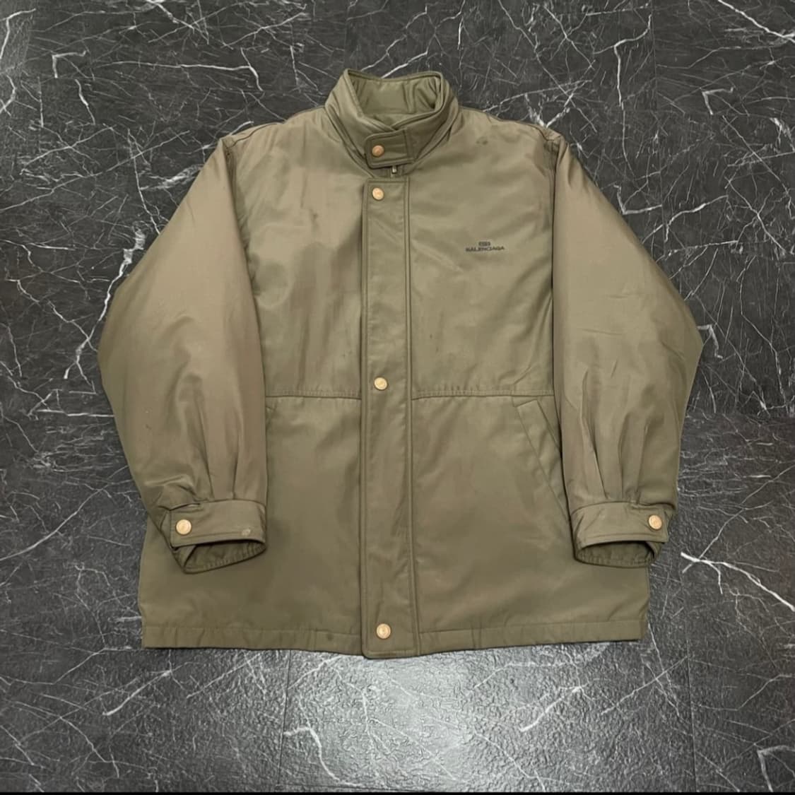 발렌시아가 하이 넥로고 점퍼자켓 (분리 합체 가능) 상품이미지1