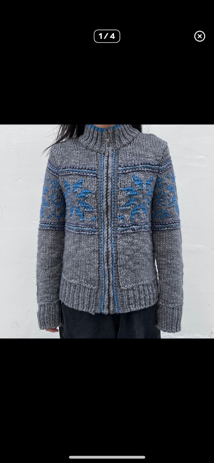 koolhaas 빈티지 눈꽃 코위찬 상품이미지1