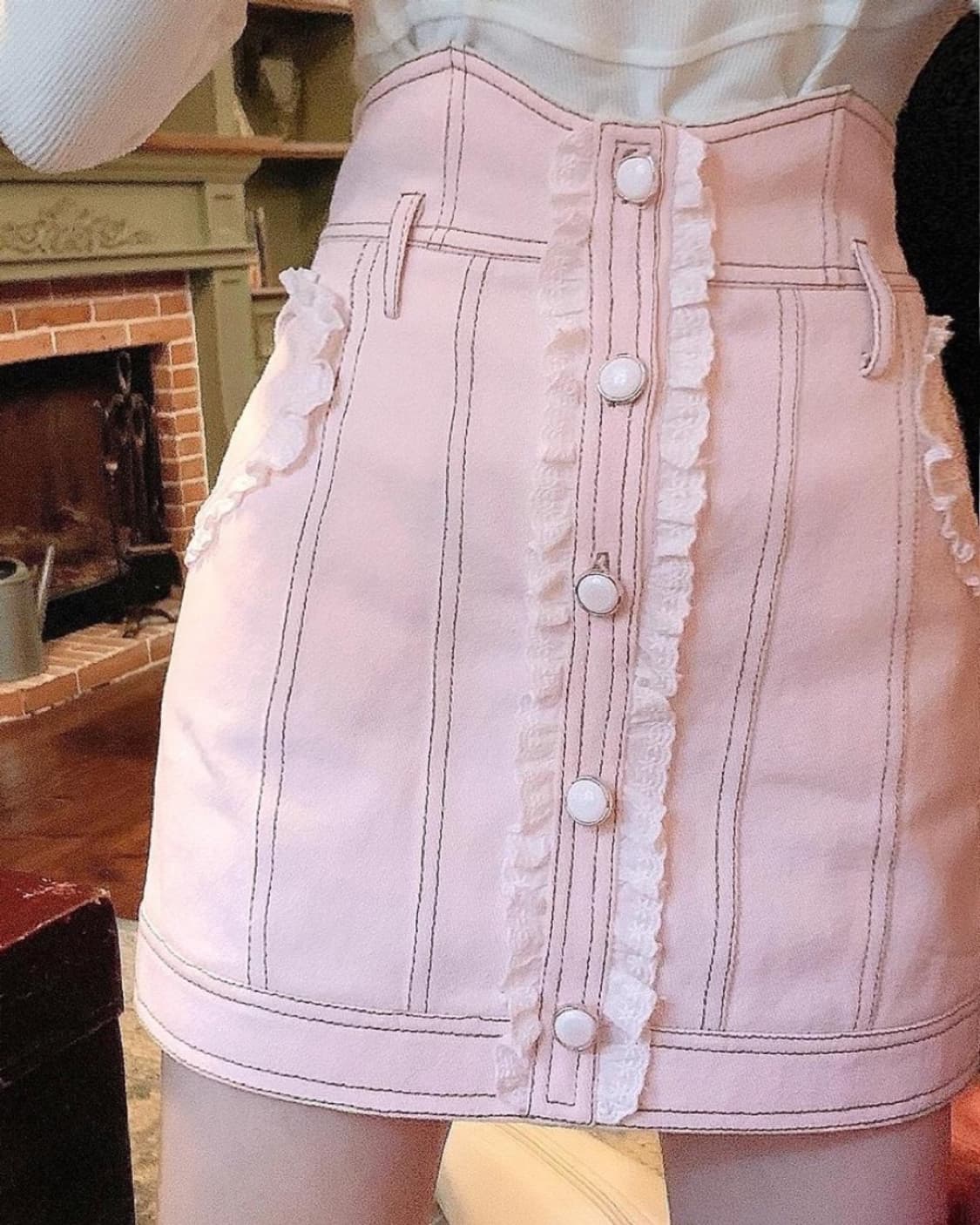 bobon21 보봉21 로리타 빈티지 발레코어 치마 상품이미지1