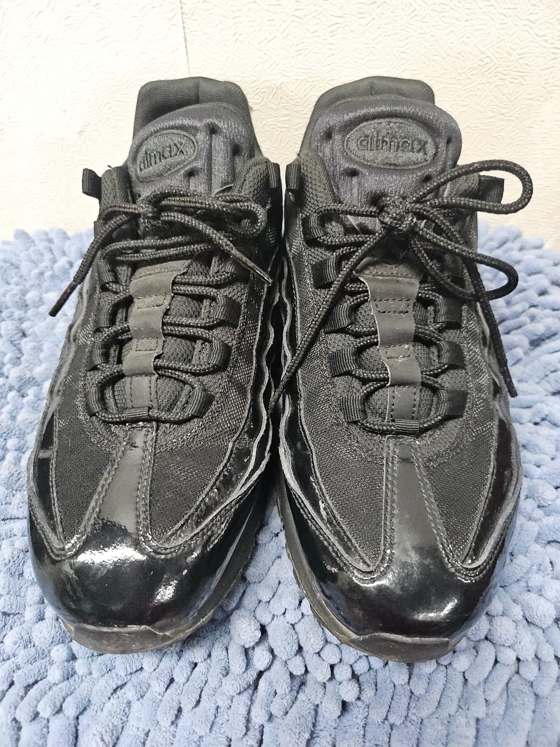 나이키 에어맥스 95 트리블 올블랙 운동화 280 상품이미지4