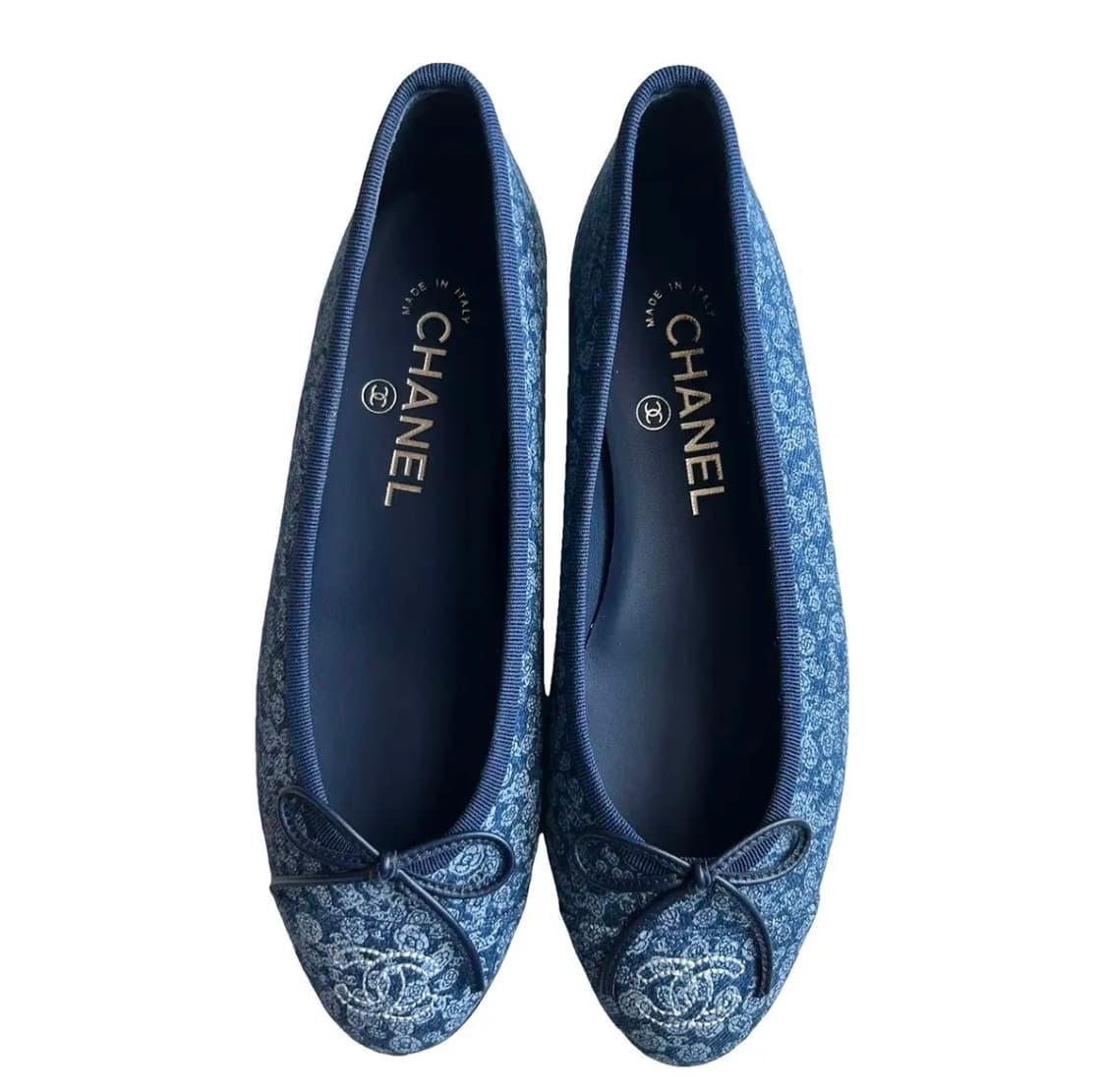 샤넬 플랫슈즈 데님 35 상품이미지3