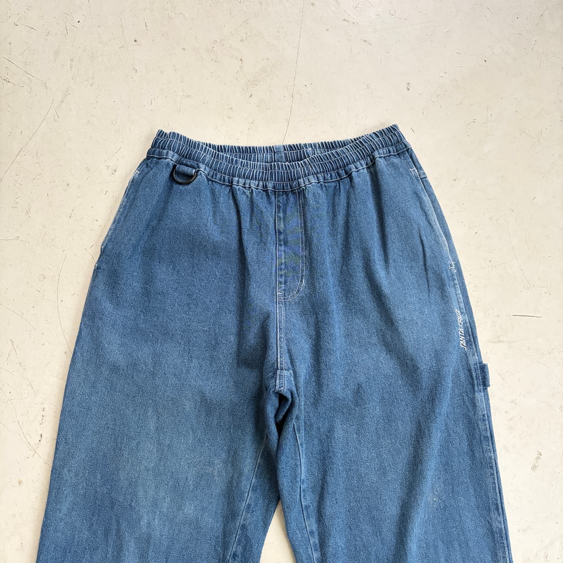 산타크루즈 빈티지 데님 카펜터 밴딩 팬츠 L 상품이미지2