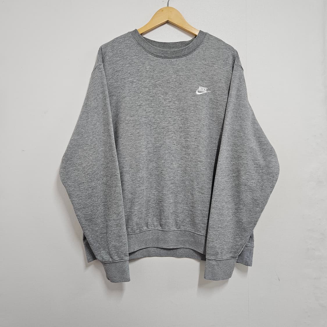 나이키 오버핏 기모 맨투맨 그레이 XL 105-110 상품이미지2