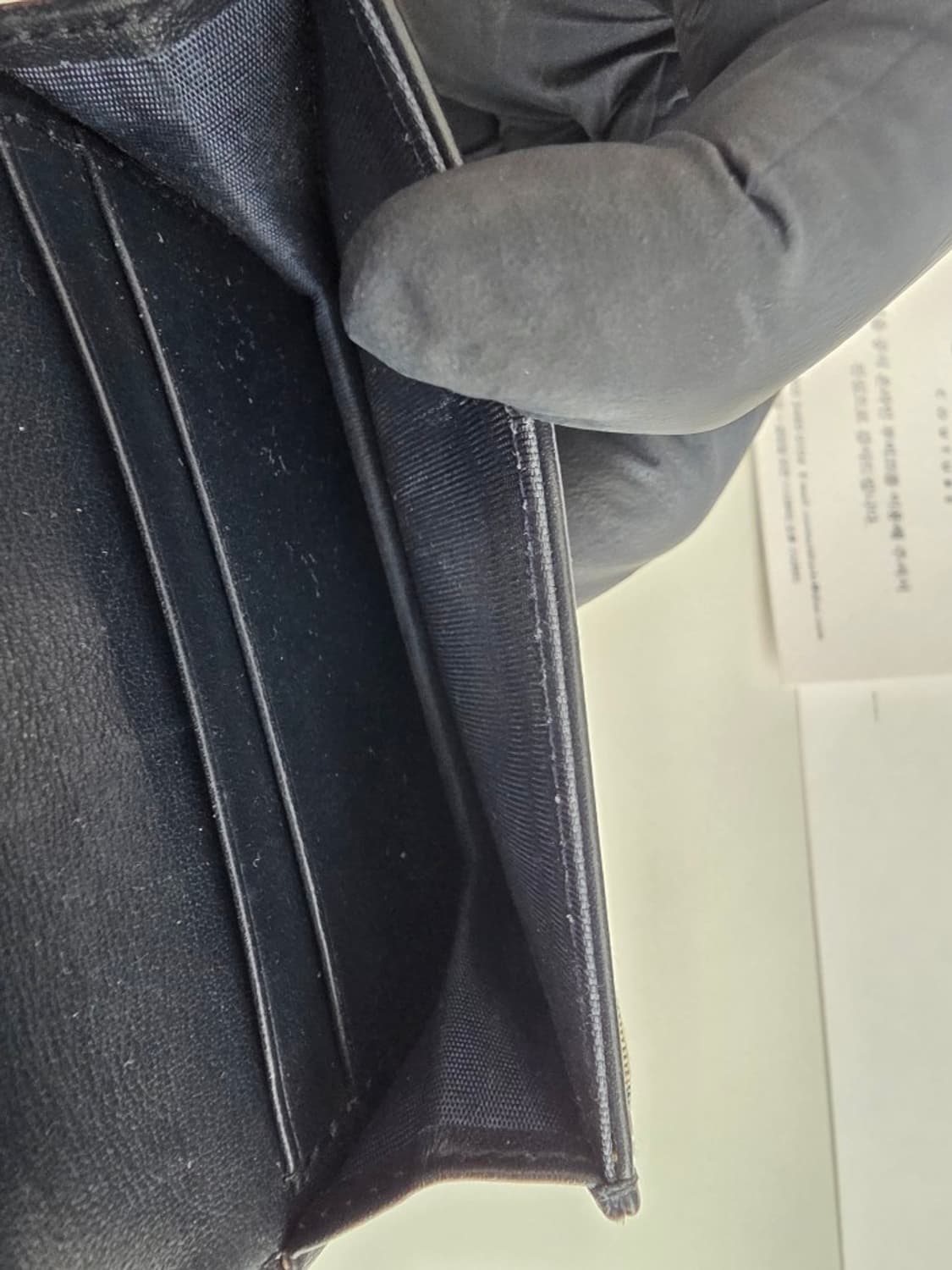 디올 오블리크 카드지갑 (영수증 포함 풀구성) 상태 매우 좋음 상품이미지8