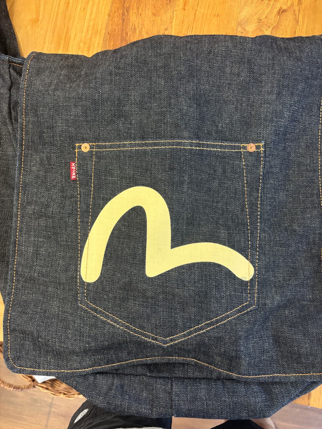 Evisu denim mail bag 상품이미지2