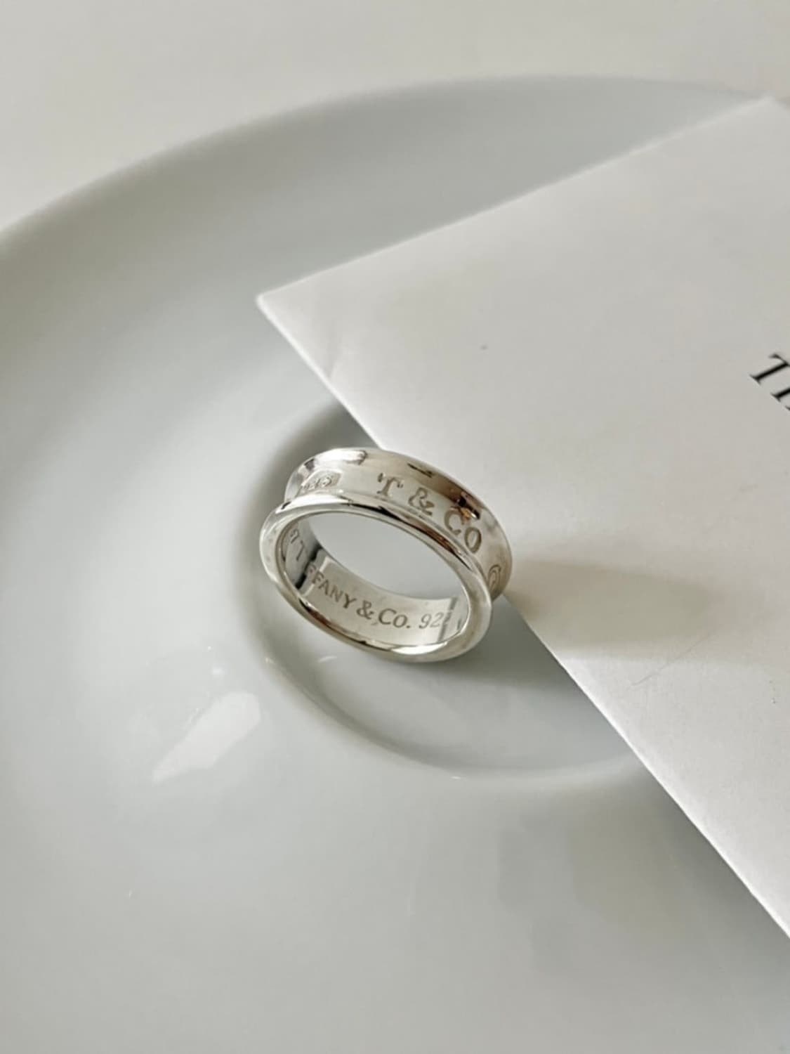 빈티지 티파니앤코 1837 스털링 실버 반지 상품이미지5