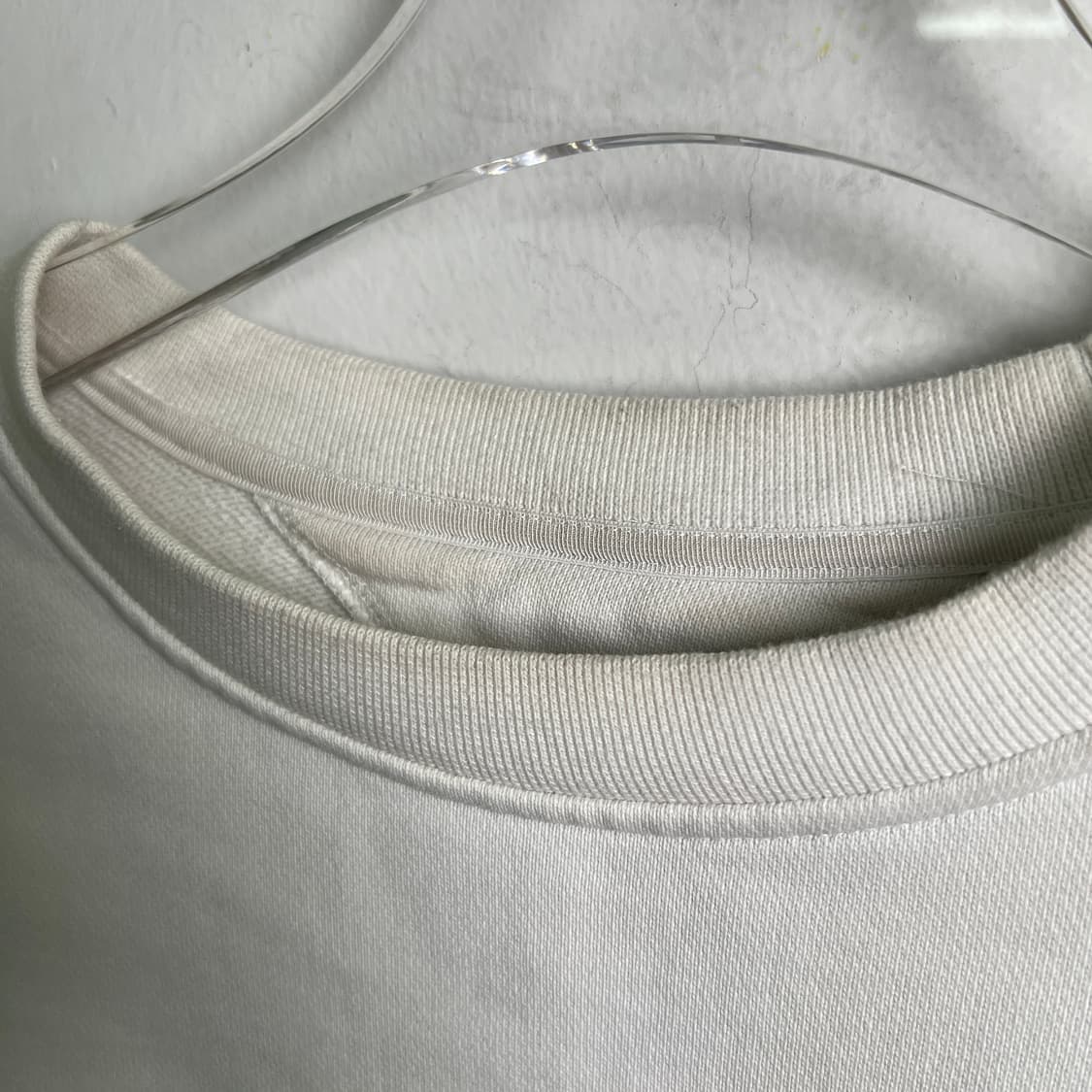 System 시스템 화이트 오버핏 맨투맨 105 상품이미지8