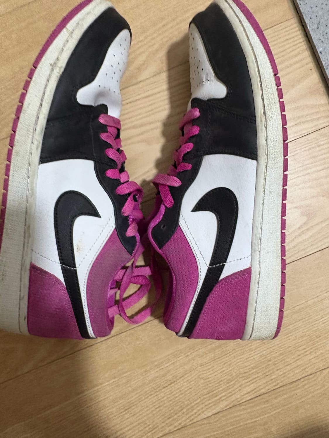 (285)나이키 에어 조던 1 로우 SE 푸시아 상품이미지4