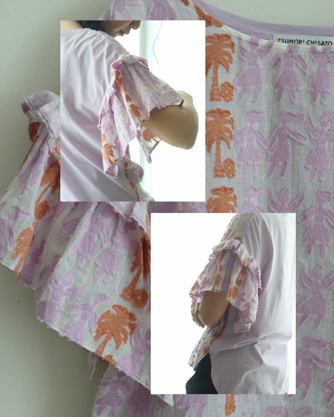 [Tsumori Chisato] Palm Tree Frill Blouse 상품이미지6