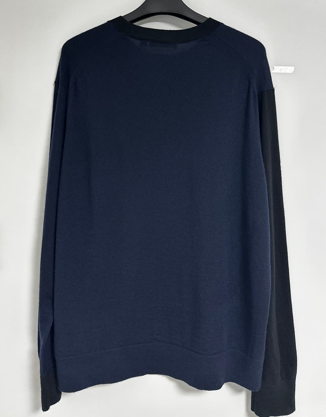 [질샌더x유니클로] 캐시미어 남성 배색 니트 상품이미지2