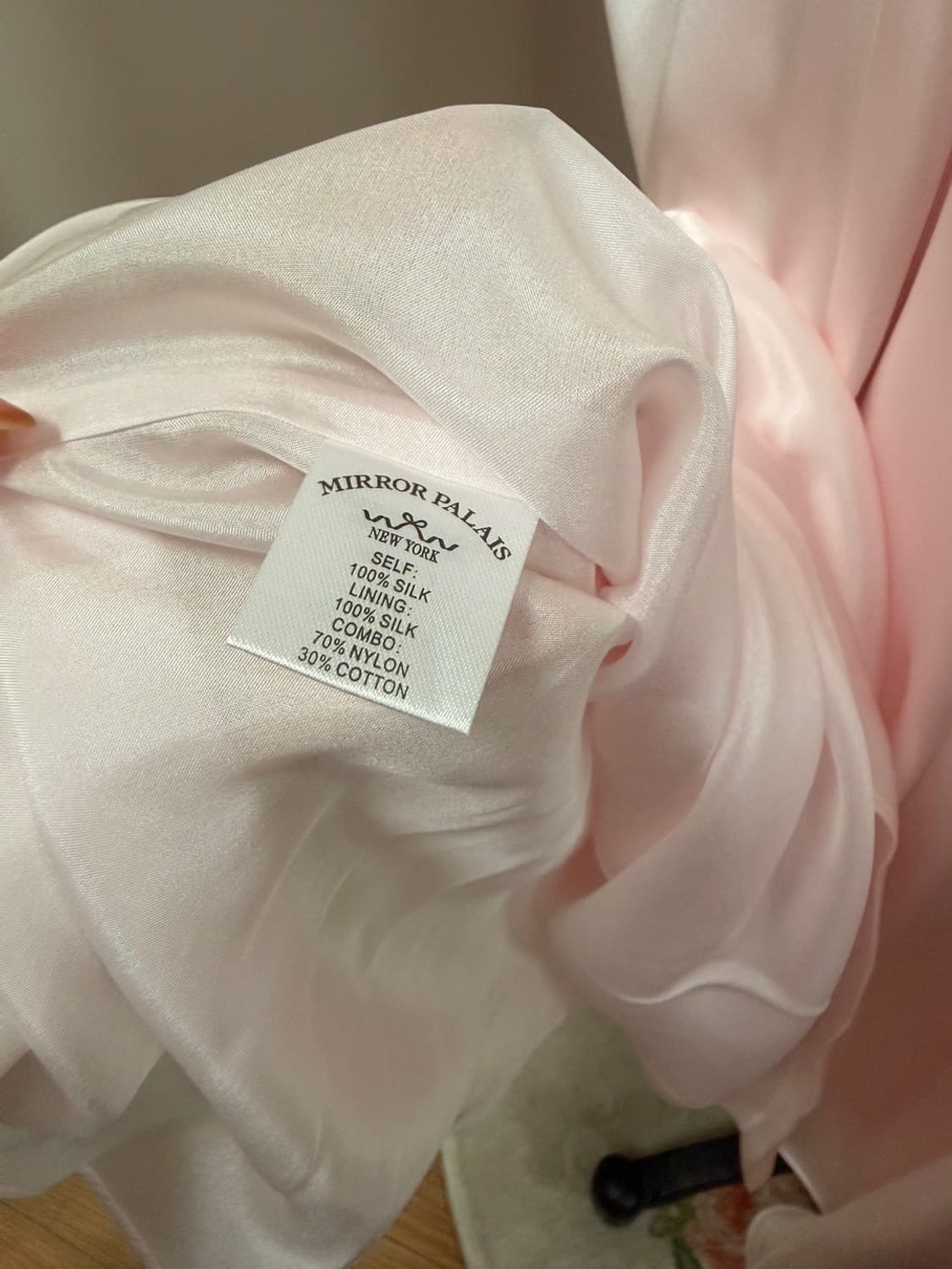 미러 팔레 핑크 레이스 홀터넥 실크 롱 원피스 셀프웨딩스냅브라이덜샤워 상품이미지9