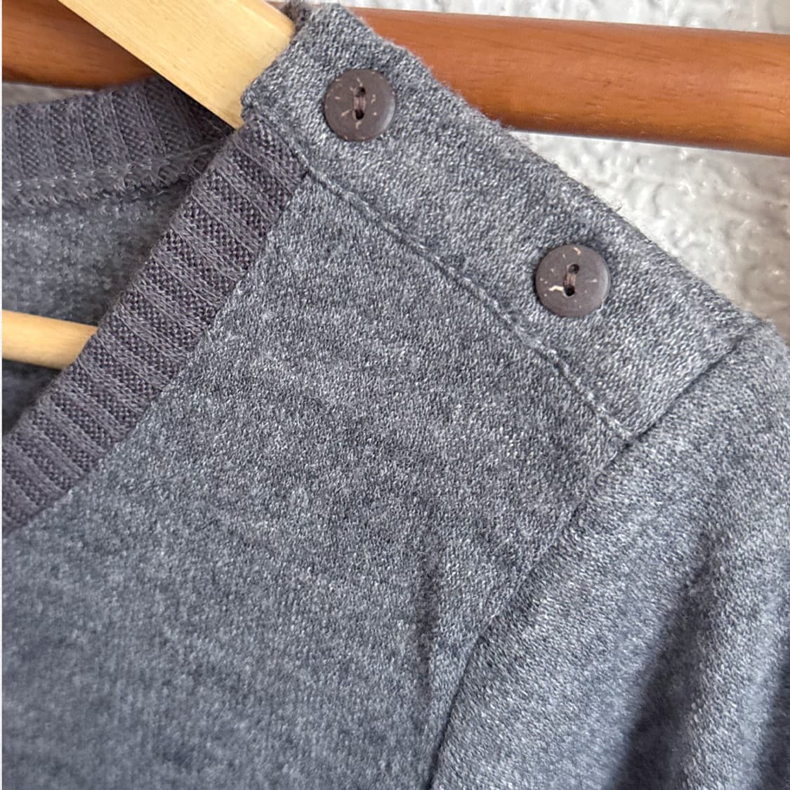 모리 레이어드 체크 니트 상품이미지4