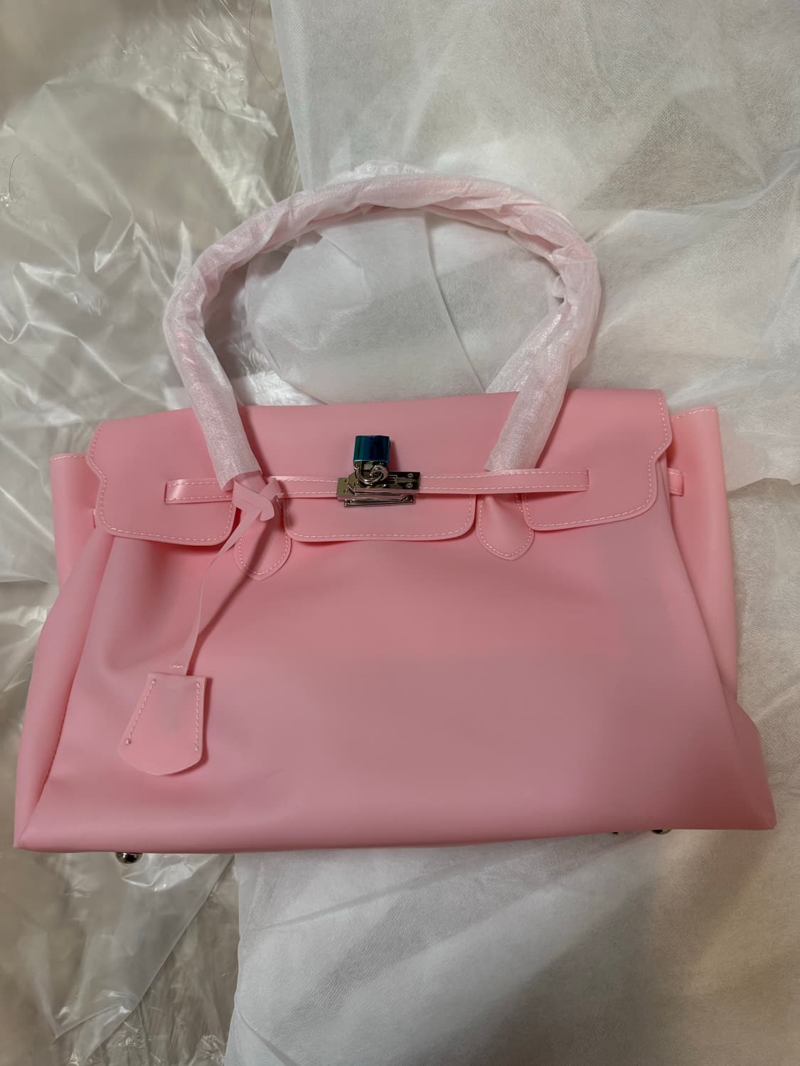 키키 젤리백 pink 버킨젤리 퍼킨백 상품이미지2