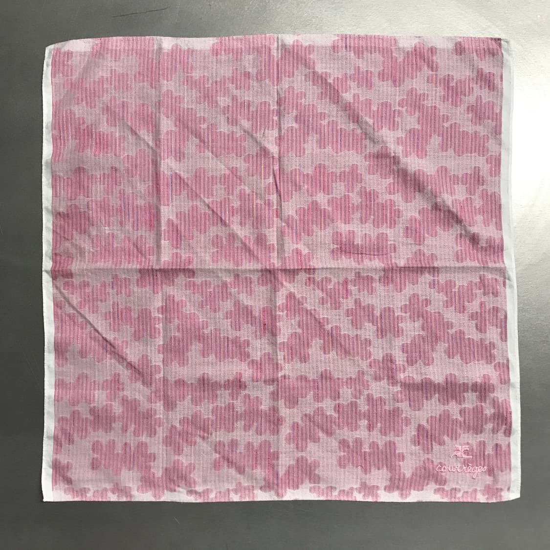 꾸레쥬 핑크 손수건 상품이미지3