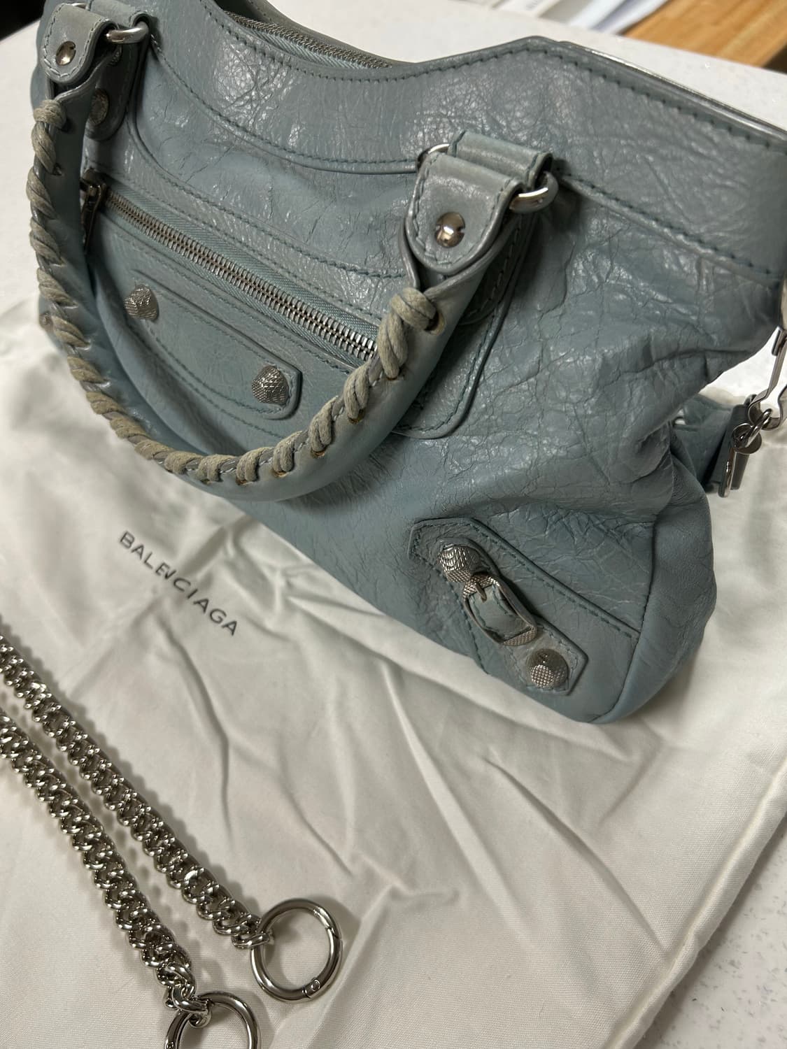 발렌시아가 클래식 모터 시티백 S 상품이미지2