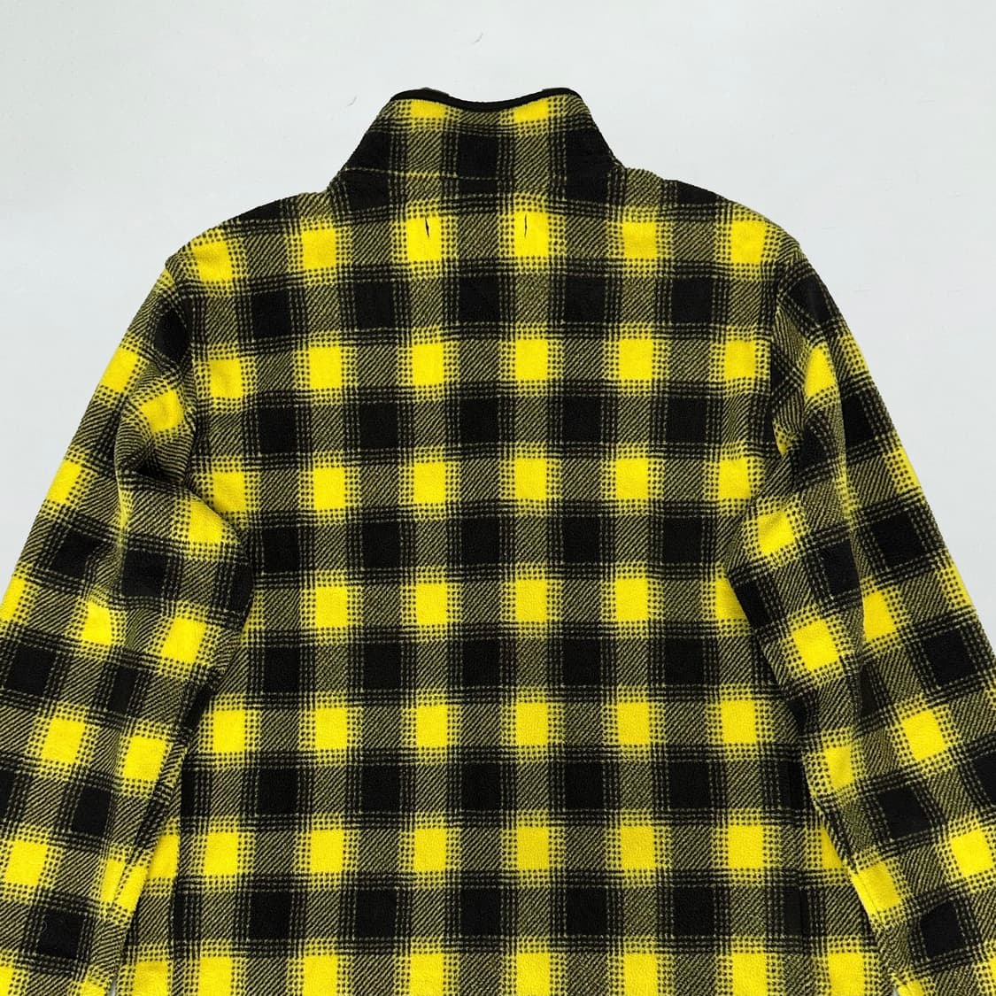 유니클로 MICRO FLEECE 체크 집업 상품이미지4