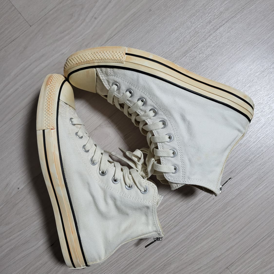 컨버스 척테일러 워시드 백집 크림(260) 상품이미지4