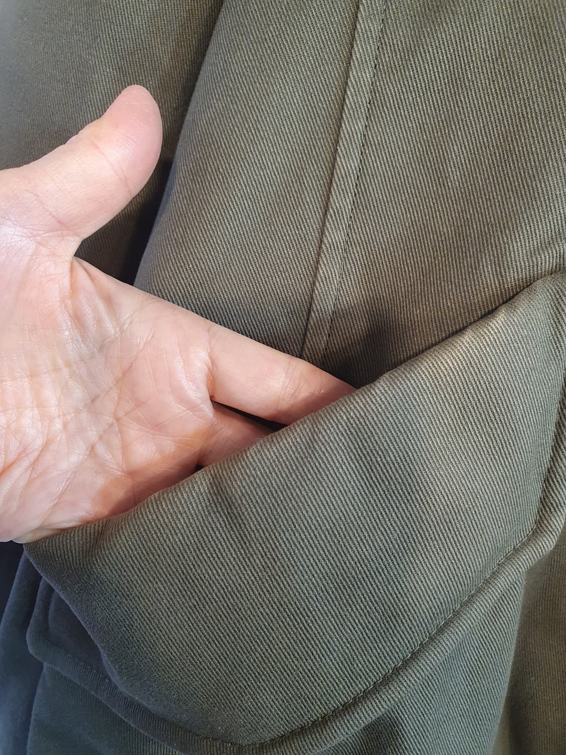 시스템 카키 야성점퍼 상품이미지3