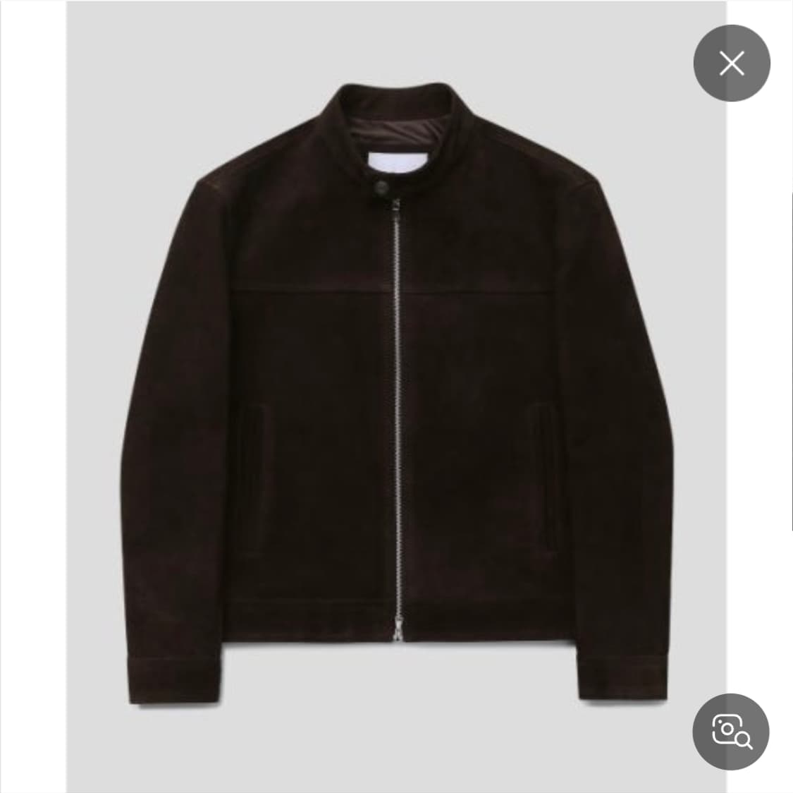 커넥트킨록 카우하이드 리얼 스웨이드 레이서 자켓 M 상품이미지1