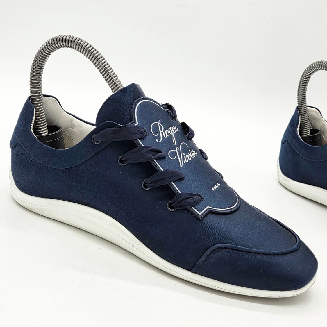 로저비비에 우먼스 새틴 로고 스니커즈 네이비 (36) 상품이미지6