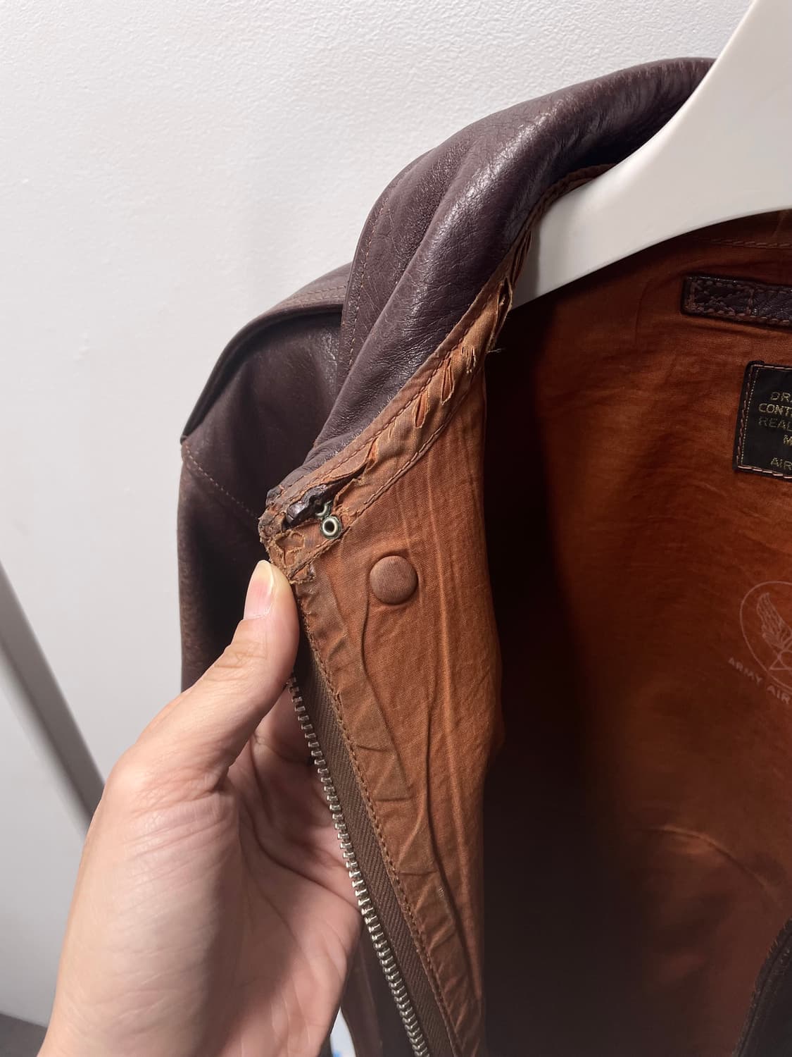 구 리얼맥코이 말가죽 a-2 플라이트 자켓 상품이미지9