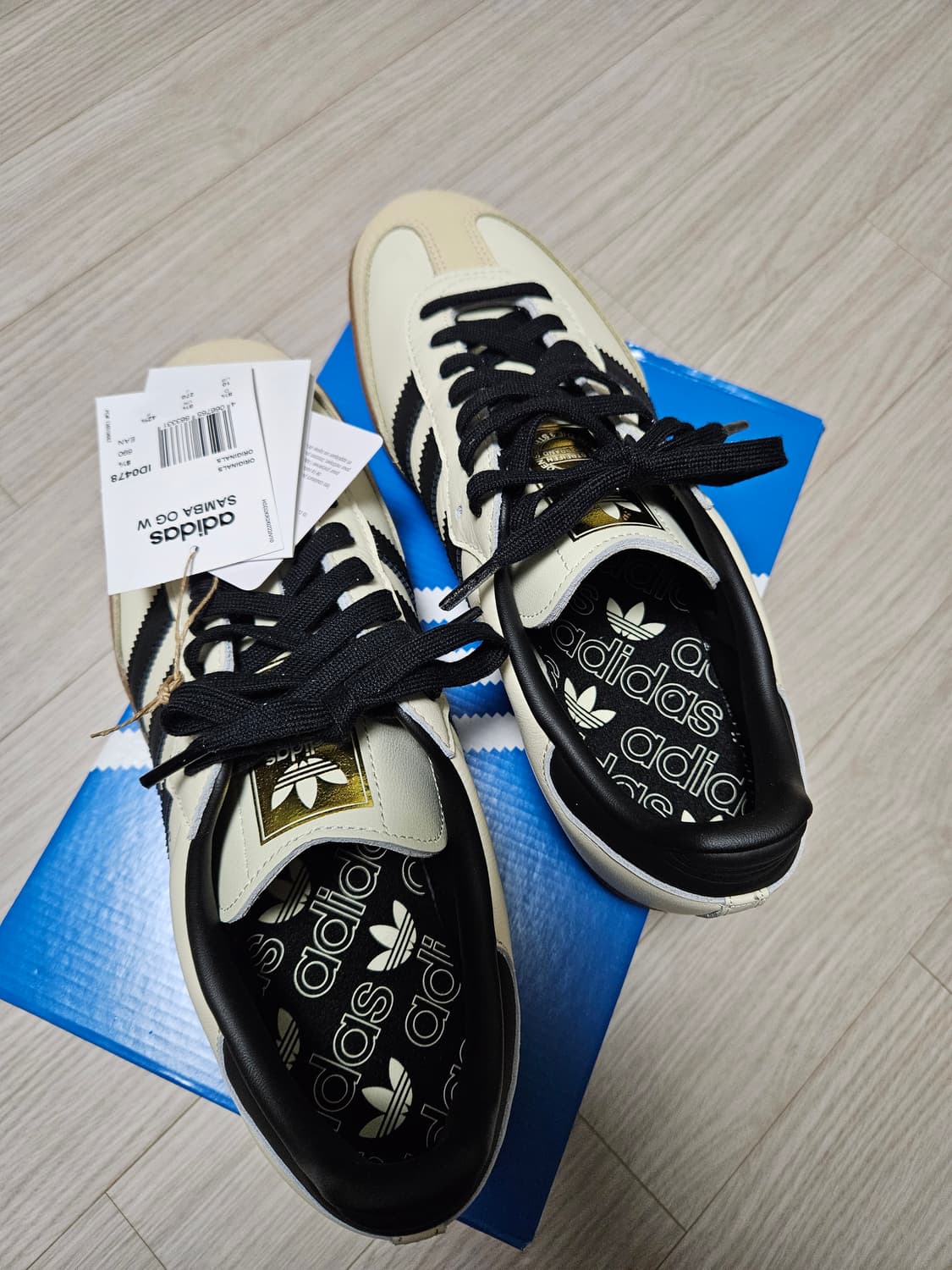 아디다스 삼바 OG 크림 블랙 270mm ID0478 상품이미지2