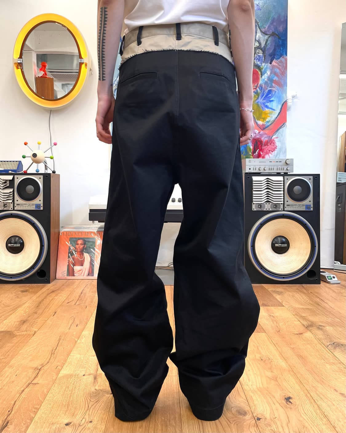 [3] 파세타즘 더블 웨이스트 코튼 팬츠 상품이미지3