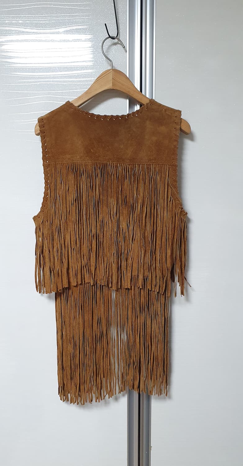 자라 세무가죽 태슬 베스트 ( M ) 상품이미지2